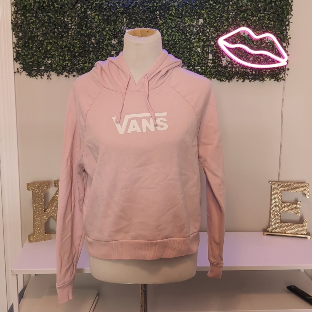 Vans Pink Hoodie - women's size Small